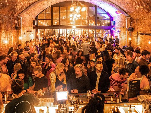 Red brick tunnel bar -London- filming photoshoot location-13