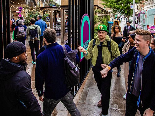 Red brick tunnel bar -London- filming photoshoot location-16