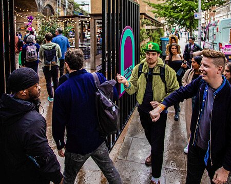 Red brick tunnel bar -London- filming photoshoot location-16