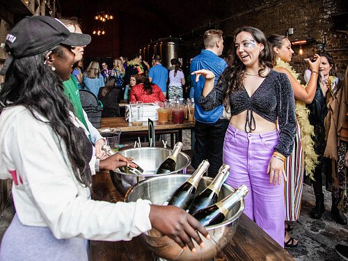 Red brick tunnel bar -London- filming photoshoot location-17