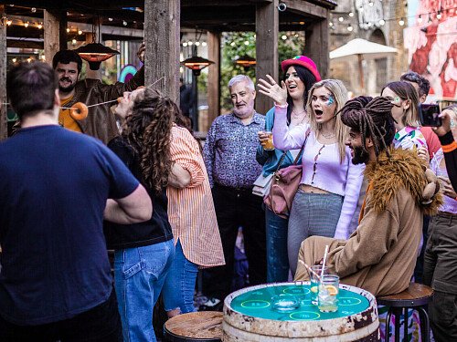 Red brick tunnel bar -London- filming photoshoot location-22