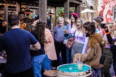 Red brick tunnel bar -London- filming photoshoot location-22