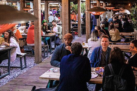 Red brick tunnel bar -London- filming photoshoot location-23