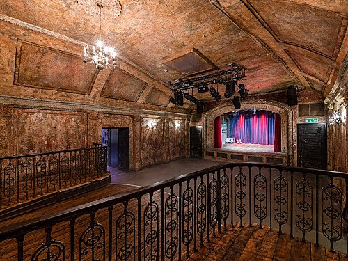 Curved ceiling theatre -London- filming photoshoot location-05