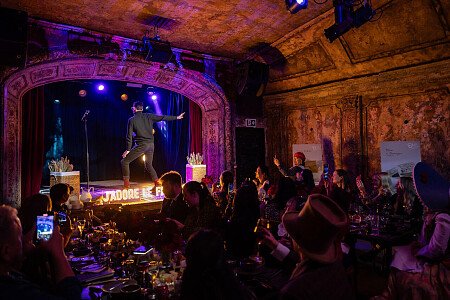 Curved ceiling theatre -London- filming photoshoot location-11