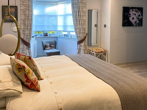 Colourful flowerbeds- London -  filming photoshoot location-13