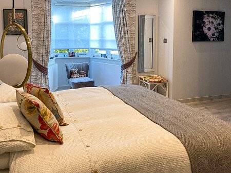 Colourful flowerbeds- London -  filming photoshoot location-13