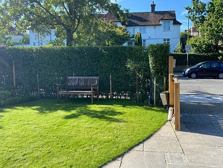 Colourful flowerbeds- London -  filming photoshoot location-31