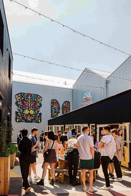 Huge graffiti art- E15  - filming photoshoot location-13