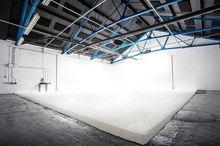 Colourful checkered celing- NW10-  filming photoshoot location-1