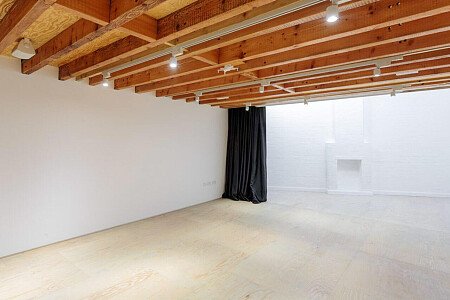 bright white with exposed wooden beams- London- filming photoshoot location-5