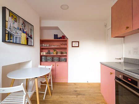 Pink sofa- London- filming photoshoot location-05