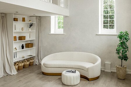 Crisp white, abstract furtniture  - Filming Photoshoot Locations-05