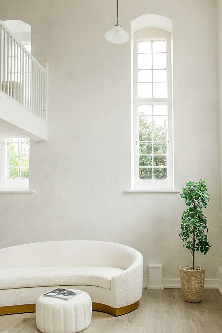 Crisp white, abstract furtniture  - Filming Photoshoot Locations-10