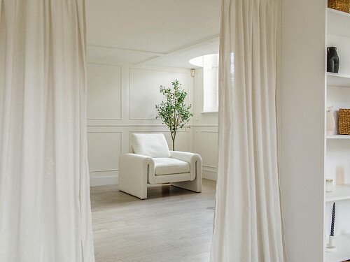 Crisp white, abstract furtniture  - Filming Photoshoot Locations-11