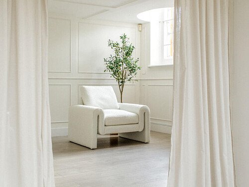 Crisp white, abstract furtniture  - Filming Photoshoot Locations-12