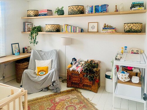 Exposed red brick feature wall-London- filming photoshoot location-18