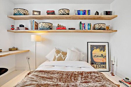 Exposed red brick feature wall-London- filming photoshoot location-21