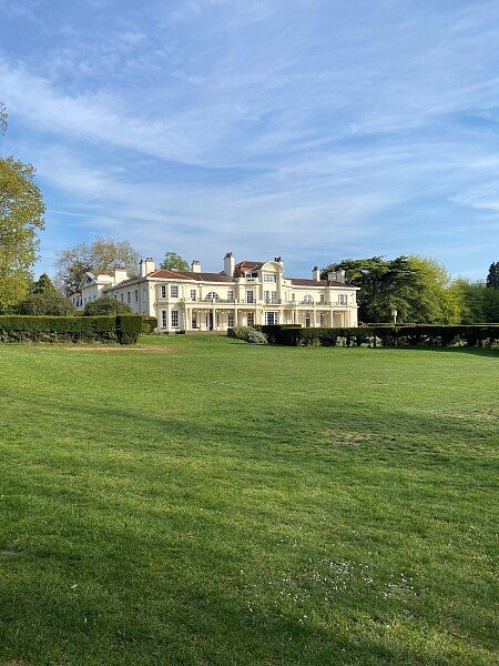 West facade from dip lo