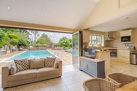 Location Creation: Alfold House:  Pool house