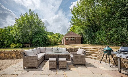 Location Creation: Alfold House: Garden seating