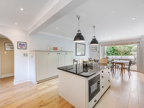 Location Creation: Alfold House: kitchen and dining