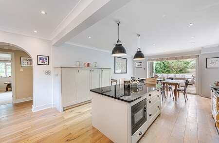 Location Creation: Alfold House: kitchen and dining