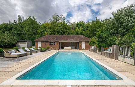 Location Creation: Alfold House: Swimming pool