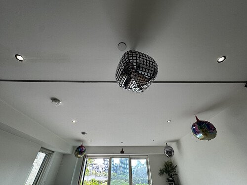 Ceiling Lights On