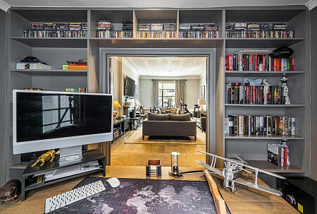 Location Creation: Cranley Place SW7: Desk into sitting room