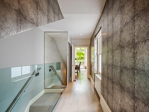 Location Creation: Cranley Place SW7: Stairs and hallway