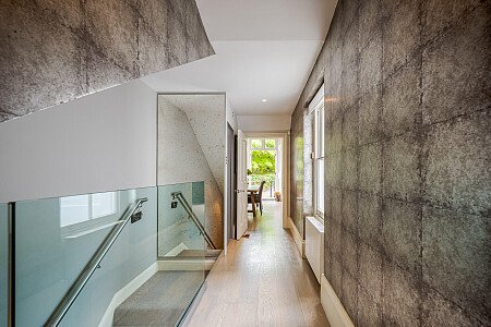 Location Creation: Cranley Place SW7: Stairs and hallway