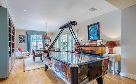 Location Creation: Binfield Court: air hockey