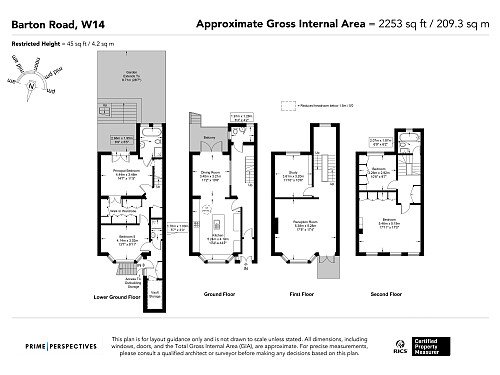 9 Barton Road W14 9HB-Floor Plan