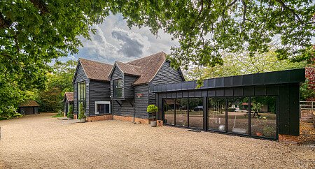 Location Creation:Essex barn:Back of property