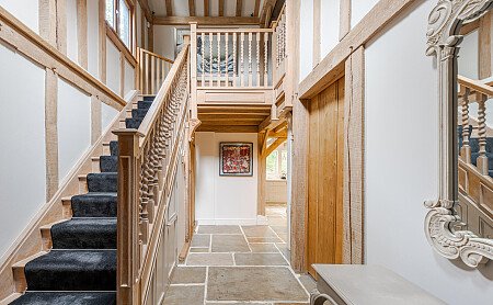 Location Creation:Essex barn:front reception