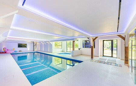 Location Creation:Essex barn:Indoor swimming pool