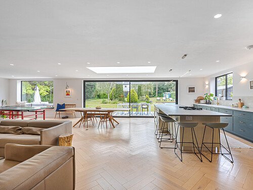 Location Creation: Lawn House: Open plan