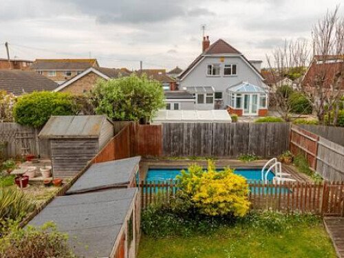 Garden view from upstairs