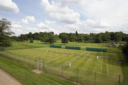 Tennis Courts back of mansion 1