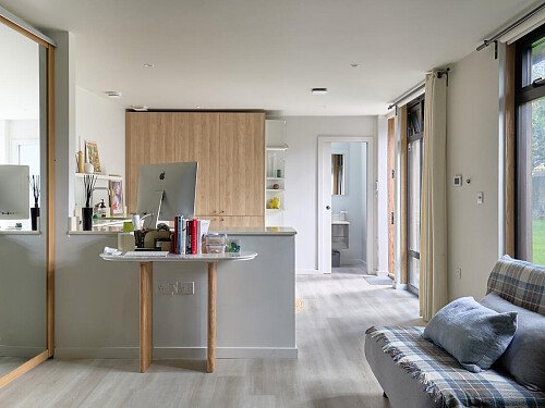 Location Creation:Chiswick Dock:annexe kitchen