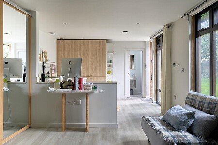Location Creation:Chiswick Dock:annexe kitchen
