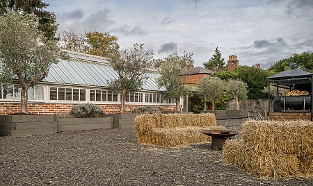 Location Creation: The Walled Garden:straw bales