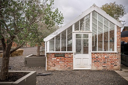 Location Creation: The Walled Garden:The Glass House entrance