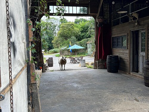 Barn doorway