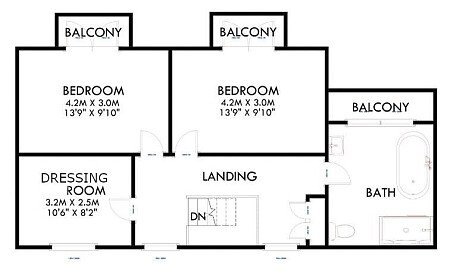 The Lodge first floor