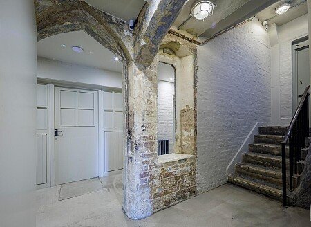 The_Organ_Factory_hallway_stairs