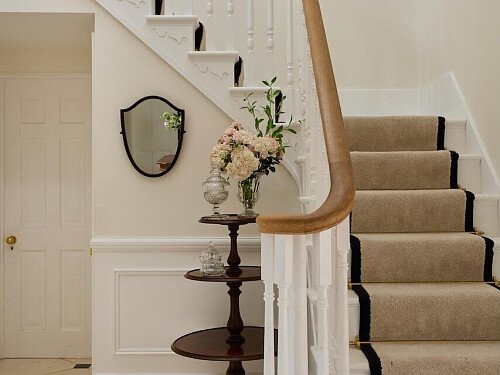 hallway bottom of stairs straight on