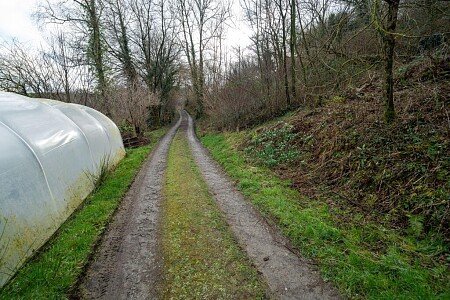 track into property