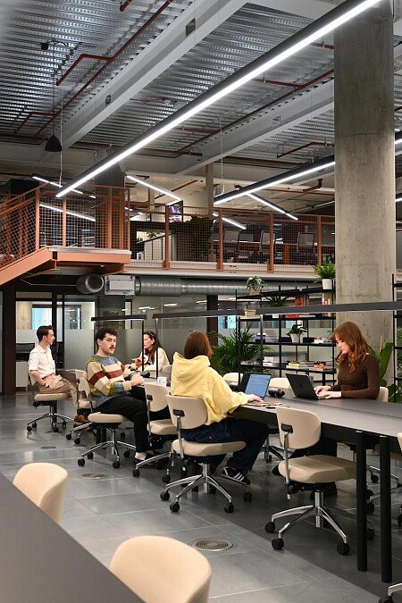 Coworking people (informal portrait)